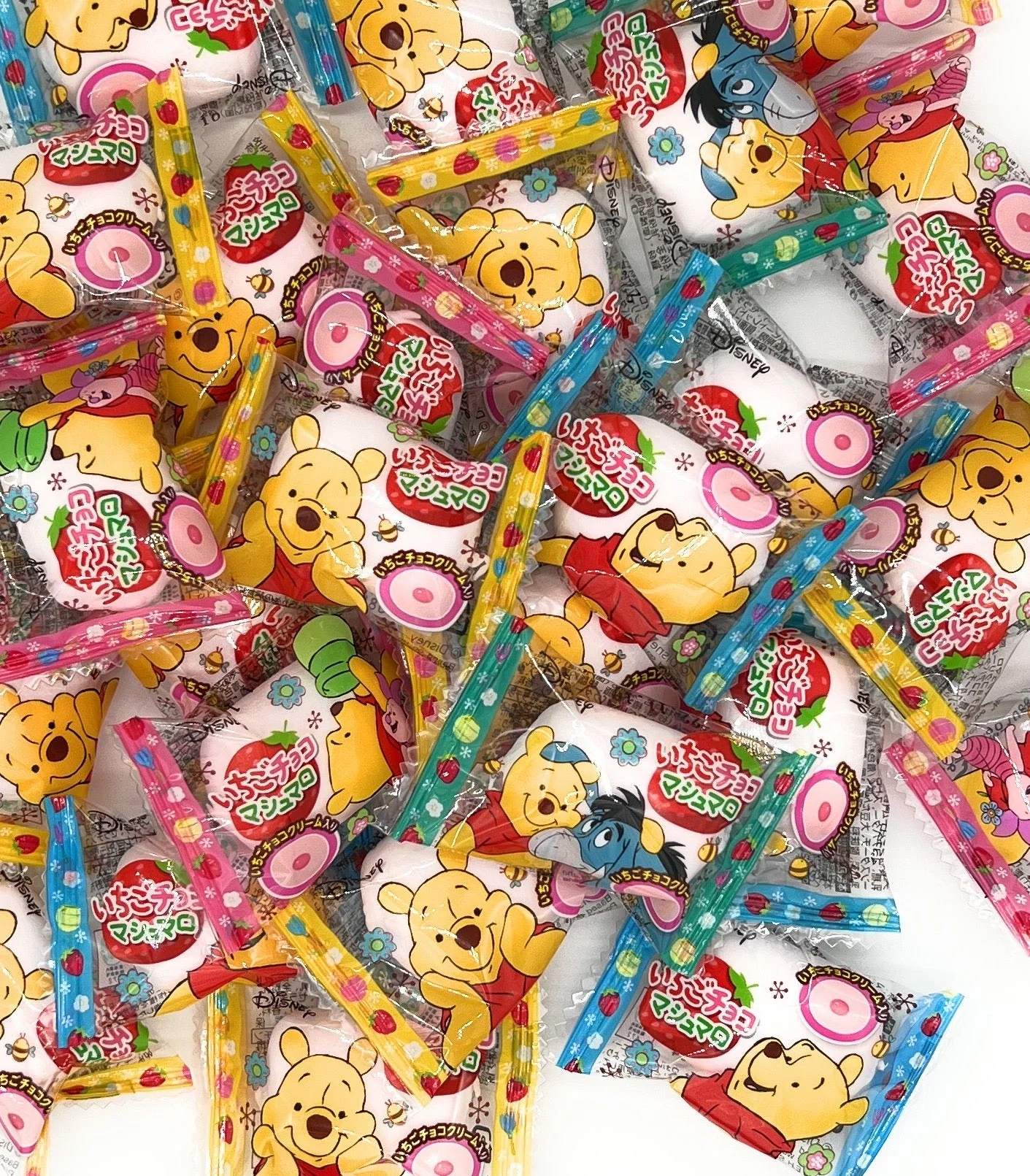 エイワ くまのプーさん いちごチョコ マシュマロ 30個 駄菓子 お菓子 スイーツ いちご チョコレート チョコ　※