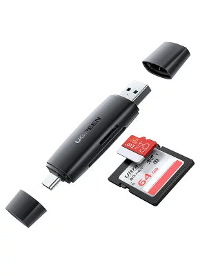 [UGREEN] 2-in-1 SDカードリーダー USB3.0 & USB Type-C OTG対応