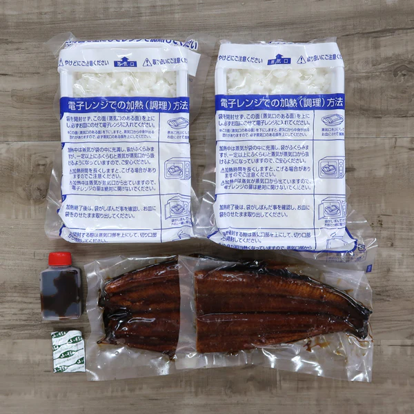 【三河産特上鰻】うなぎ蒲焼 魚沼ごはん 鰻(大サイズ) 1尾/カット2枚