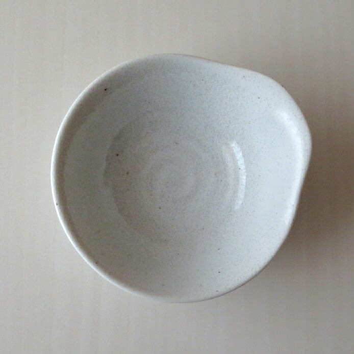 さざなみ白 新とんすい 長辺13cm No.2 土鍋小物 取り分け小鉢 とん水 呑水 国産食器 良質 美濃焼 取り皿 yamaki  陶器のふる里  stockヤ