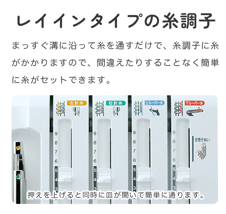 JUKI ジューキ 4本糸ロックミシン MO-114DN