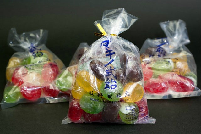 マキノ式飴ミックス20個入り懐かしの昭和の味☆4個まで送料250円☆安心の追跡機能付ゆうパケットでポストにお届け☆