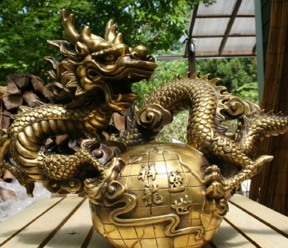 龍 特大 置物 風水 アイテム 竜 龍神 パワースポット 真鍮 開運 金運 財産運 出世運 恋愛運 幸福 成功 プレゼント 贈り物