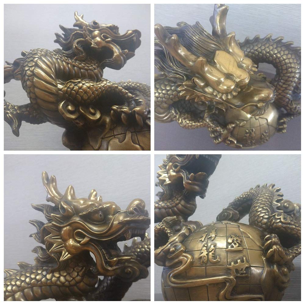 龍 特大 置物 風水 アイテム 竜 龍神 パワースポット 真鍮 開運 金運 財産運 出世運 恋愛運 幸福 成功 プレゼント 贈り物