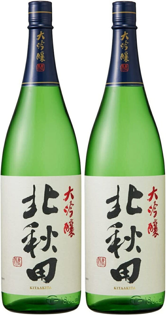 10/5まで全品P3倍 【送料無料】秋田県 北鹿酒造 北秋田 大吟醸 1800ml 1.8L×2本【北海道・沖縄県・東北・四国・九州地方は必ず送料がかかります】