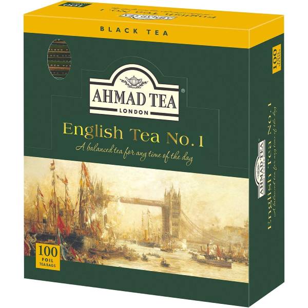 AHMAD TEA アーマッドティー ティーバッグ イングリッシュティー ナンバー1 紅茶 おうちカフェ×4箱（400袋） 茶葉 【3~4営業日以内に出荷】[送料無料]