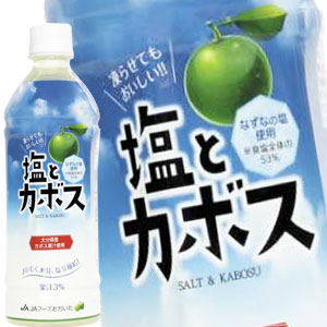 [送料無料] ジェイエイフーズおおいた 塩とカボス 495mlPET×48本[24本×2箱]【7〜10営業日以内に出荷】