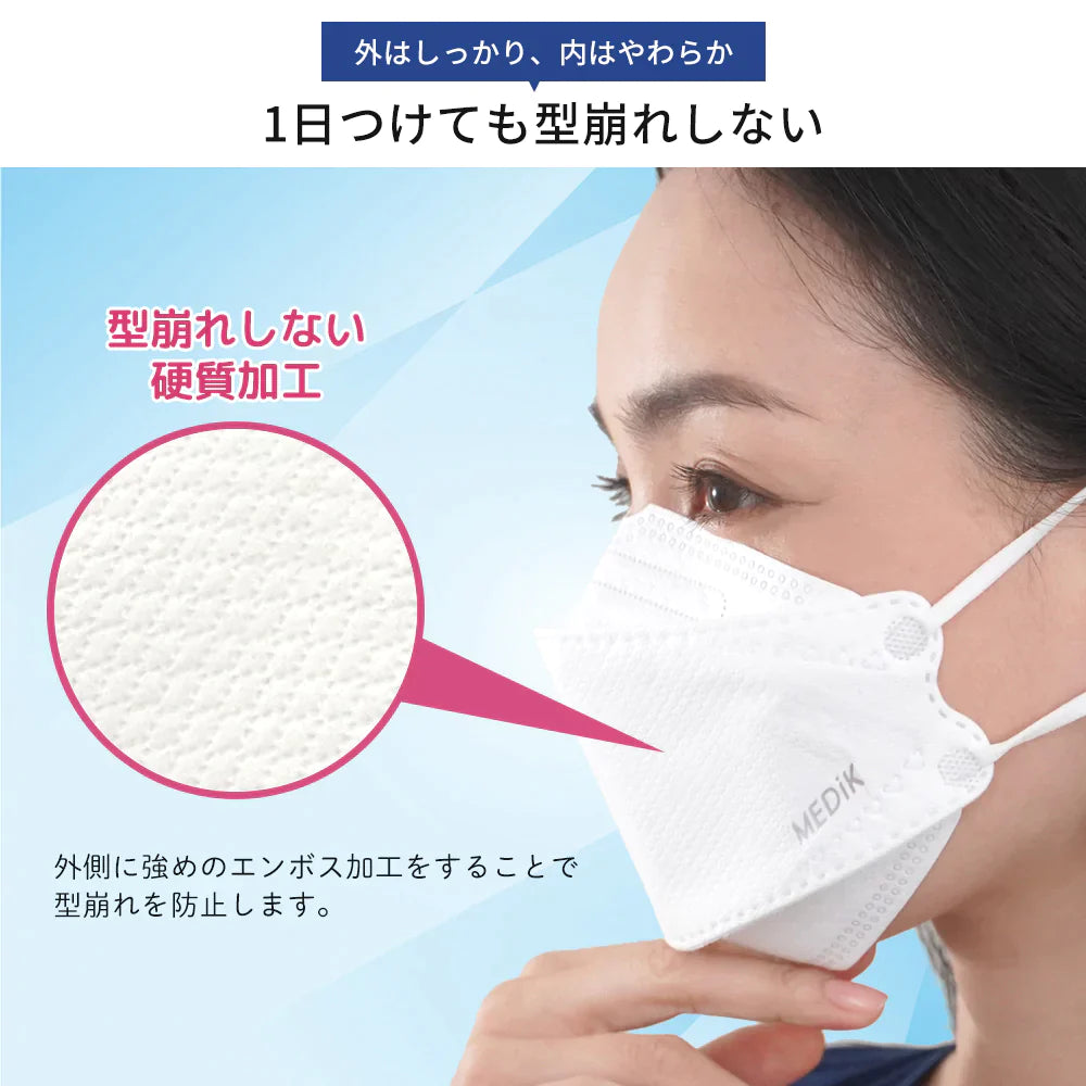 【50枚入】KF94  3D立体マスク ホワイト