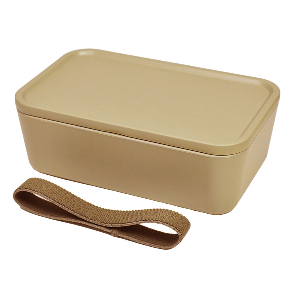 【SANDBEIGE・ランチボックス】 弁当箱 1段 600 通販 ランチボックス 一段 お弁当箱 600ml 女子 男子 フタをしたまま 電子レンジOK ランチベルト付き おしゃれ シンプル 無地 大人 かわいい 310 サンイチマル