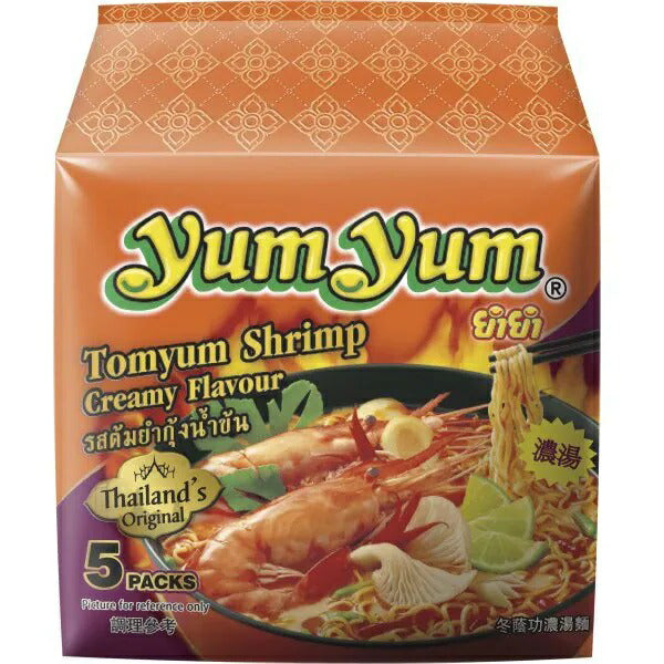 【送料無料】YumYum ヤムヤム インスタントヌードル トムヤムシュリンプクリーム (70g×5袋入り)×6個