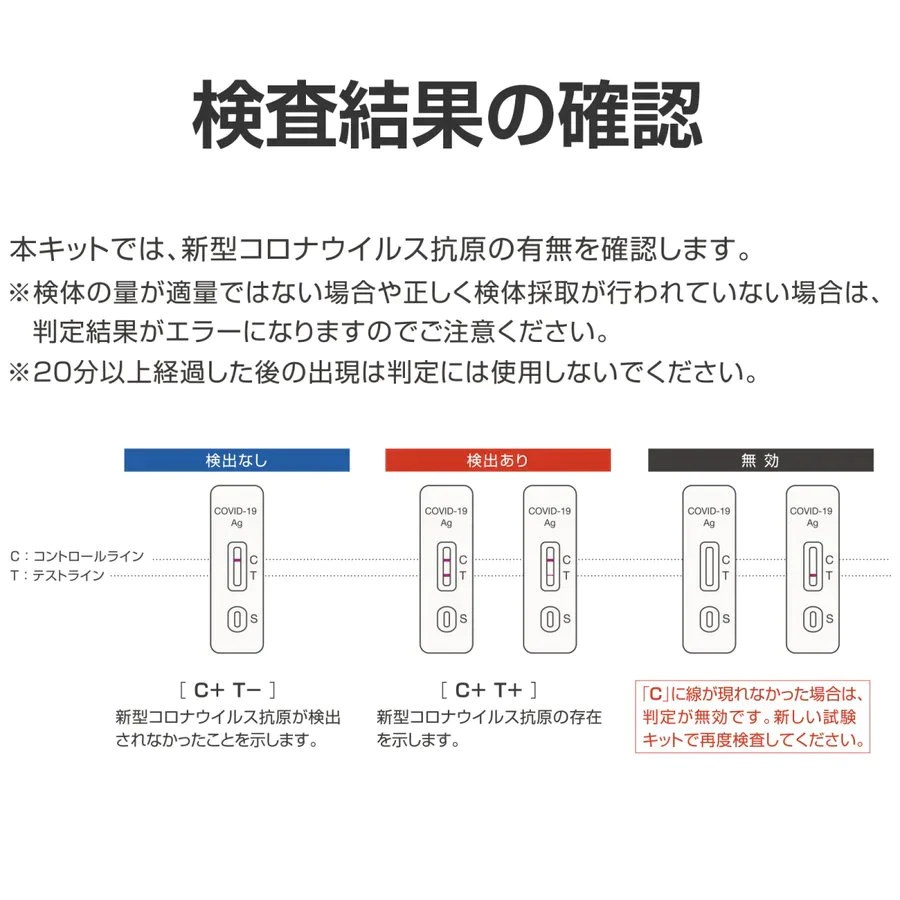 【検査10回分/箱：抗原】新型コロナウイルス 抗原検査キット