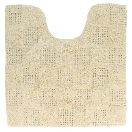 【モノチェック】 トイレマット 標準 通販 コットン 綿100 洗える トイレ マット トイレタリー おしゃれ かわいい フラワー 花柄 60×60cm トイレファブリック 雑貨 コットンマット インテリア カワサキ