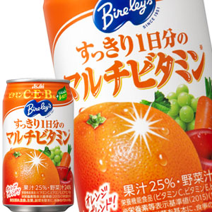 [送料無料] アサヒ バヤリース すっきり1日分のマルチビタミン 350ml缶×24本【3〜4営業日以内に出荷】