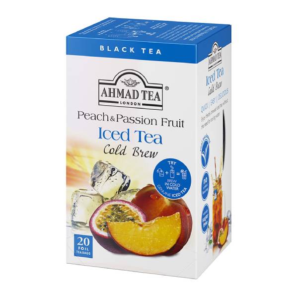 AHMAD TEA アーマッドティー ティーバッグ ピーチ&パッションフルーツ 紅茶 おうちカフェ×10箱（200袋）【3~4営業日以内に出荷】[送料無料] 茶葉