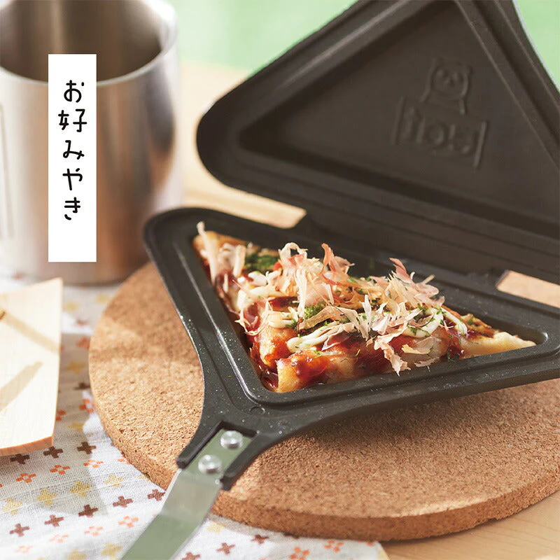 ごきげんホットサンド倶楽部 ホットサンド ホットサンドメーカー クラブサンド  焼きおにぎり 目玉焼きオムレツ キャンプ アウトドア BBQ コンパクト かわいい 可愛い プレゼント