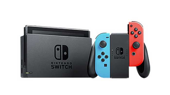(新品/店印無)送料無料：任天堂 Nintendo Switch Joy-Con(L)ネオンブルー/(R)ネオンレッド バッテリー長持ちタイプ HAD-S-KABAA スイッチ 4902370542912