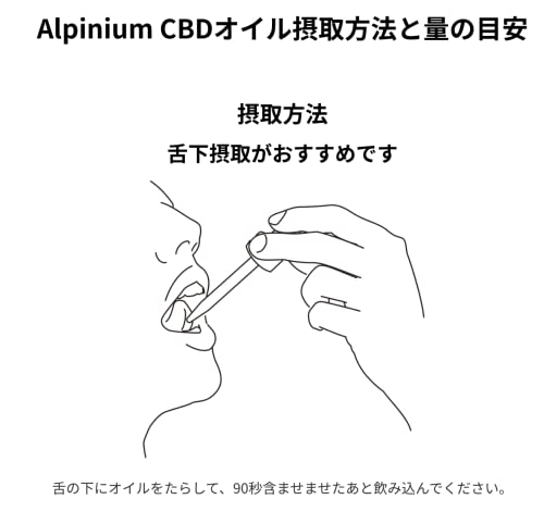オーガニックCBD 睡眠改善 ALPINIUM CBDオイル 30%