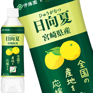 [送料無料] 伊藤園 ニッポンエール 宮崎県産日向夏 500mlPET×24本【3〜4営業日以内に出荷】