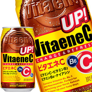 [送料無料] ポッカサッポロ ビタエネＣ 350ml缶×24本【3?4営業日以内に出荷】 エナジー飲料 エナジードリンク 炭酸飲料