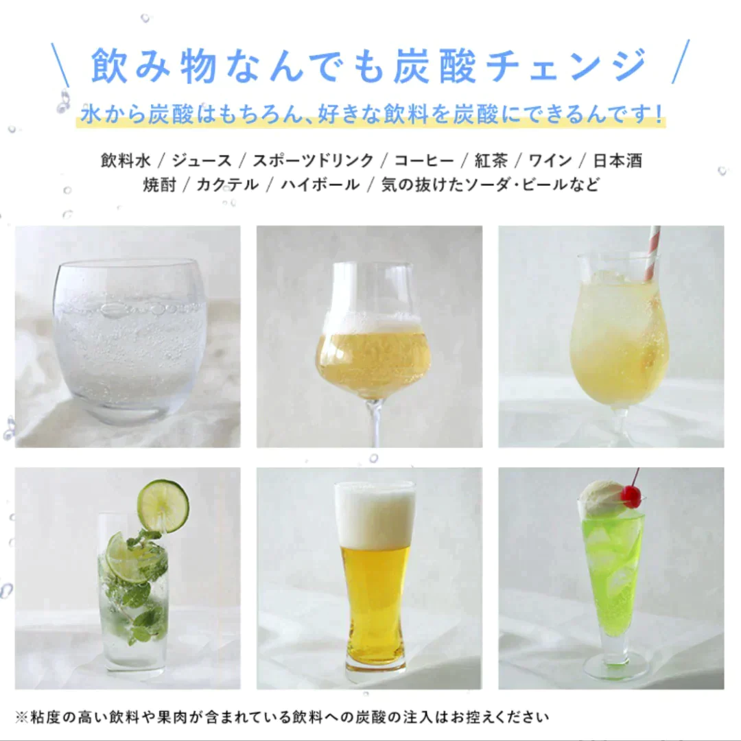 ［ホワイト］【公式ストア限定スターターセット】 家庭用炭酸飲料メーカー ドリンクメイト 専用Sボトル Series601 ｜｜炭酸水メーカー ソーダメーカー DRM10121【ゲリラセール】