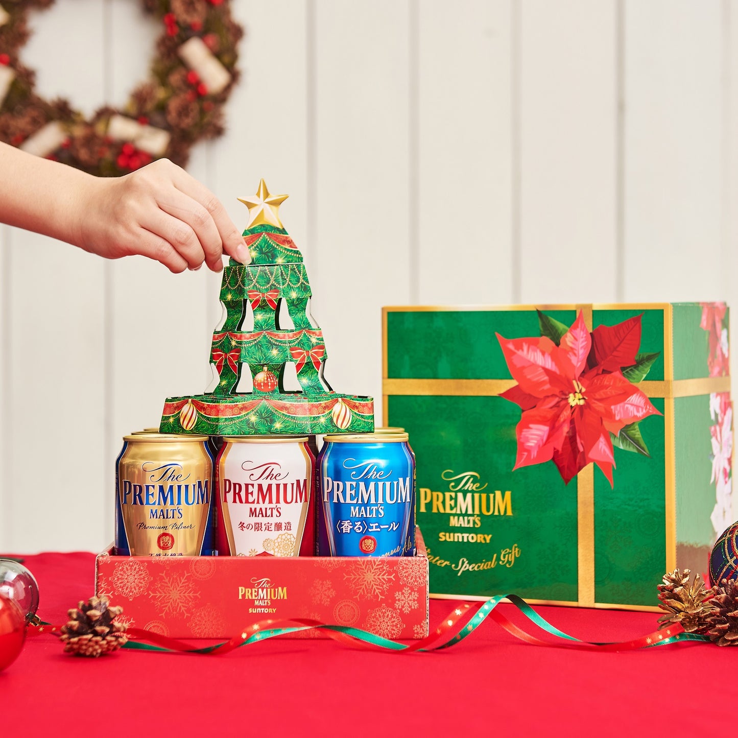 【送料無料】サントリー ザ プレミアム モルツ 4種 クリスマスギフトセット BPR8ZB 350ml×8本xmasmp20【北海道・沖縄県・東北・四国・九州地方は必ず送料が掛かります】