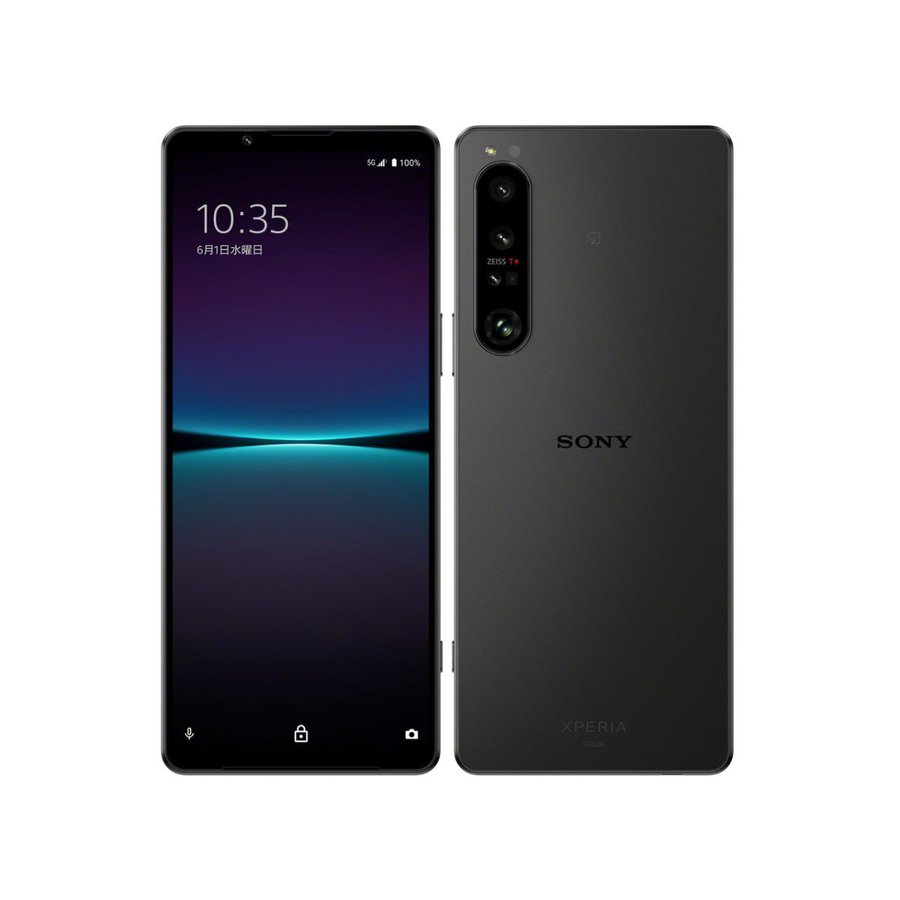 [新品] au SONY Xperia 1 IV SOG06ブラック SIMロック解除済 SIMフリー 4941787101503