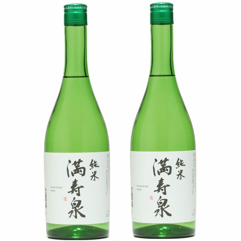 【送料無料】【富山の地酒】桝田酒造店 満寿泉 純米酒 720ml×2本【北海道・沖縄県・東北・四国・九州地方は必ず送料がかかります】