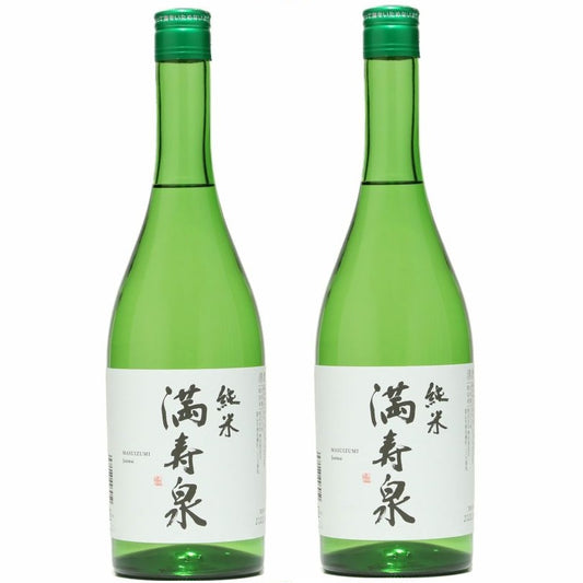 【送料無料】【富山の地酒】桝田酒造店 満寿泉 純米酒 720ml×2本【北海道・沖縄県・東北・四国・九州地方は必ず送料がかかります】