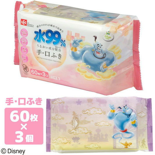 ディズニー　ＷＡ手口ふき６０枚×48P ジーニー