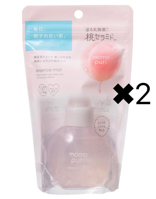 2個セット　BCL ももぷり ぷりっと桃肌ミスト 塗る乳酸菌 桃セラミド 80ml