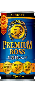 【訳あり】【キズ・へこみ有り】 送料無料 サントリー BOSS プレミアムボス 185ml×30本(1ケース)