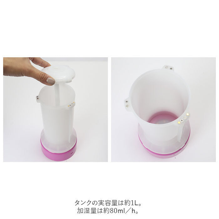 【ホワイト】 加湿器 ライト 通販 卓上加湿器 超音波式加湿器 スチーム式加湿器 スチーム加湿器 ちいかわ グッズ スチーマー キャラクター usb 卓上 スチーム式 オフィス おしゃれ かわいい 乾燥対策