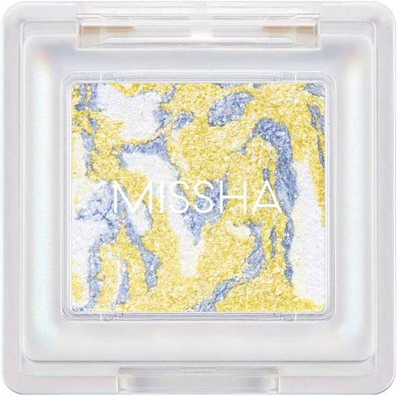 アウトレット　普通郵便で発送　MISSHA(ミシャ) グリッタープリズム マーブル GYE01 カナリアプリズム アイシャドウ 1個