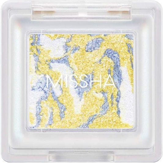アウトレット　普通郵便で発送　MISSHA(ミシャ) グリッタープリズム マーブル GYE01 カナリアプリズム アイシャドウ 1個