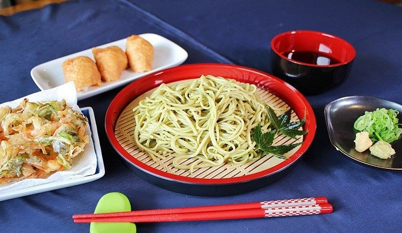 【先着30購入限定】抹茶が香る…茶そばセット3袋6人前【1袋たっぷり200ｇ（100ｇ ×2束入り）】合計600ｇ