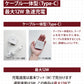 （ブラック）iCarry 5V2.4A スリム タイプC コンセント スマホ充電器 【Type-C 12W 急速充電】17-AC11C