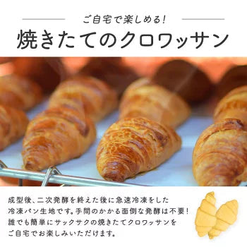 冷凍パン生地 成形済 ミニクロワッサン バターたっぷり黄金の生地 30g×45個［冷凍のみ］4セットまで1配送でお届け【3～4営業日以内に出荷】【送料無料】※オーブン調理が必要な冷凍クロワッサン生地（成形済み）です