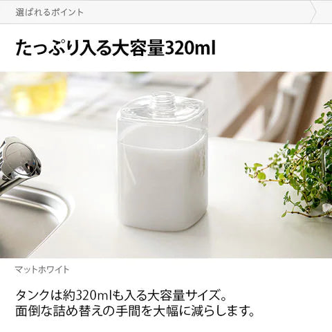 【最安値挑戦祭】電動ソープディスペンサー 液体タイプ マットホワイト