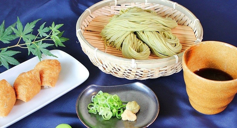【先着30購入限定】抹茶が香る…茶そばセット3袋6人前【1袋たっぷり200ｇ（100ｇ ×2束入り）】合計600ｇ