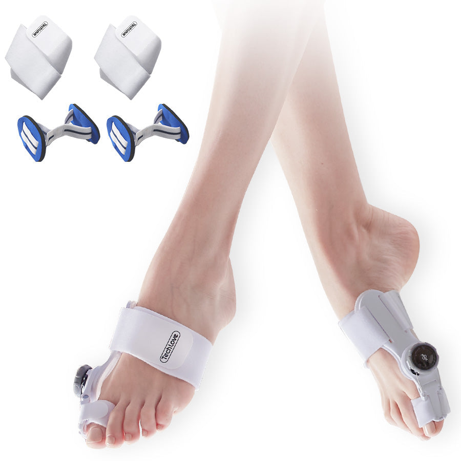 【2個入り】 Tech Love ダイヤル式外反母趾サポーター