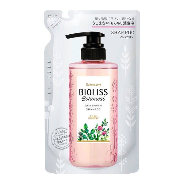 【おまけ付き！】サロンスタイル BIOLISS ビオリス ボタニカル シャンプー スリークストレート 詰め替え 340ml コーセー