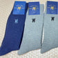 在庫限り　3足　紳士　綿混　ROYAL POLO両面刺繍　リブ・リンクス　ソックスソックス 3足