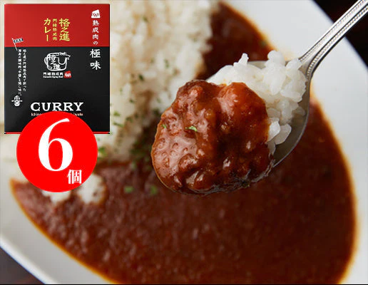 ＜六本木/格之進＞門崎熟成肉カレー（１袋/１６０ｇ）×６個セット