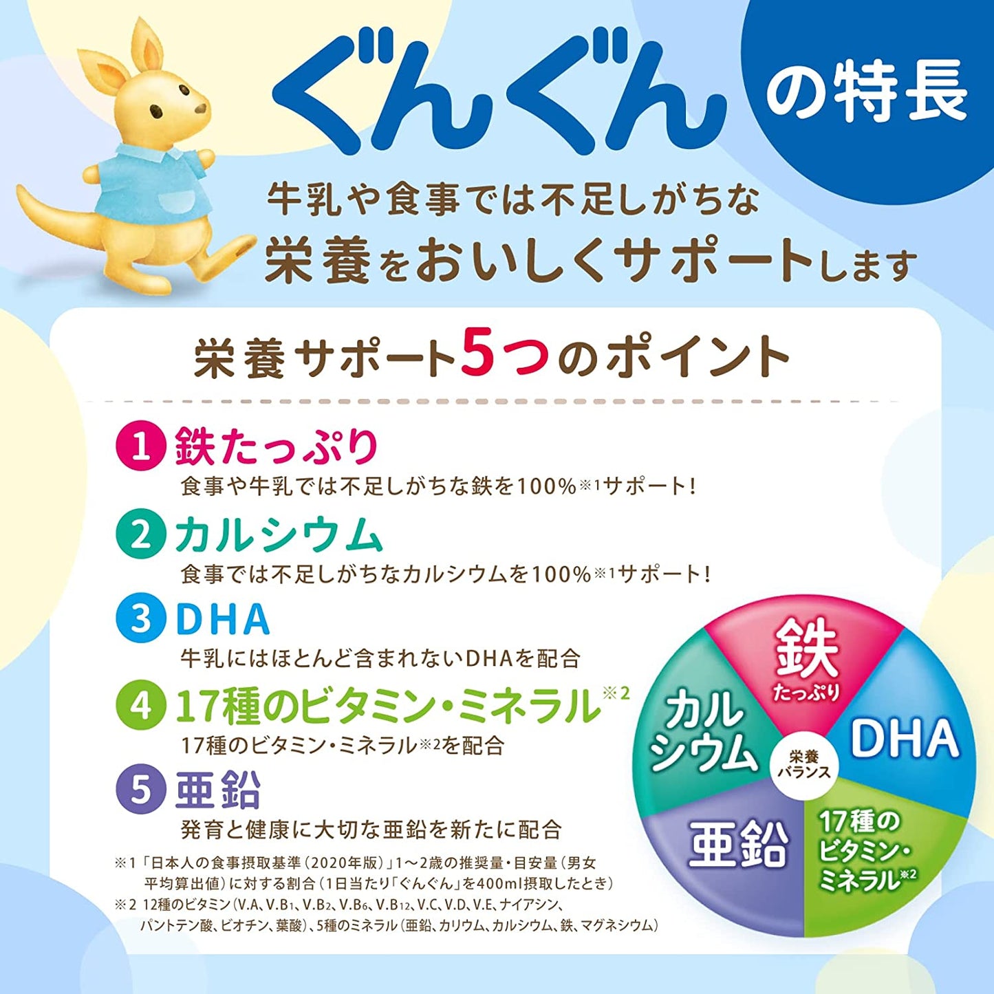 バラ売り 和光堂 フォローアップミルク ぐんぐん スティックパック 13g×10本 粉ミルク [満9ヶ月頃から3歳頃] ベビーミルク 鉄・カルシウム・DHA配合
