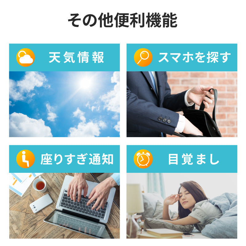 【50人シェア買い企画】ホワイト  スマートウォッチ スマートブレスレット 時計 多機能スマートウォッチ 温度検知 1.69インチ大画面