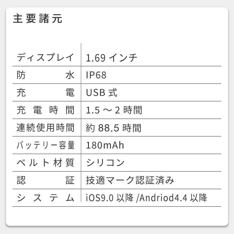 【50人シェア買い企画】ブラック スマートウォッチ スマートブレスレット 時計 多機能スマートウォッチ 温度検知 1.69インチ大画面