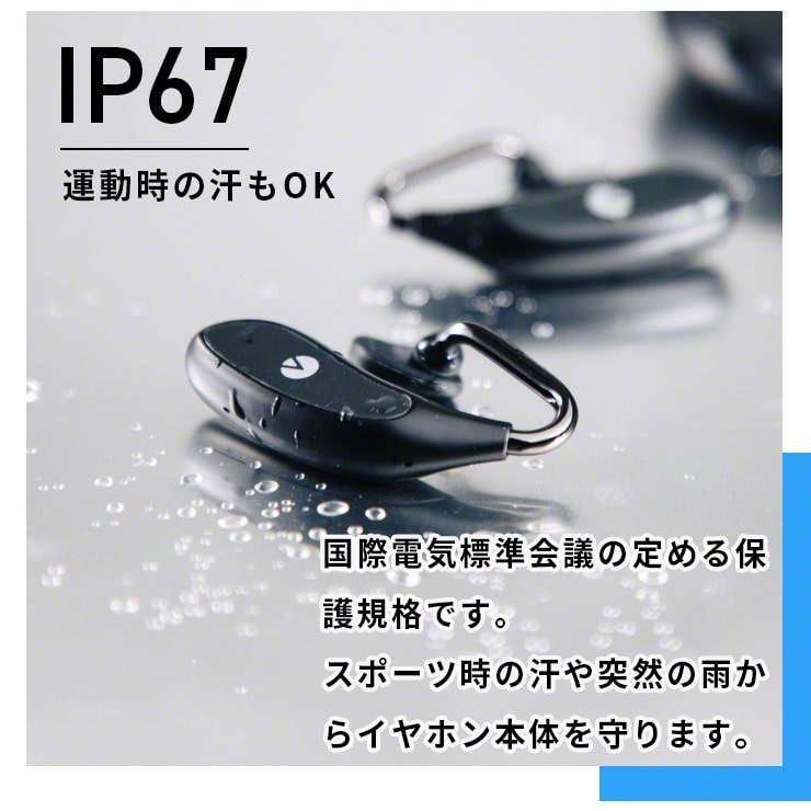 INOVA ワイヤレスイヤホン 骨オープンイヤー型 完全ワイヤレスイヤホン イヤホン ワイヤレス bluetooth 5.0(3R-BEF04BK)