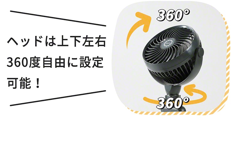 （アースグリーン）ハンディ扇風機 三脚 ハンディファン usb 充電式 扇風機 ハンディ ベビーカー Qurra(3R-FLF01)