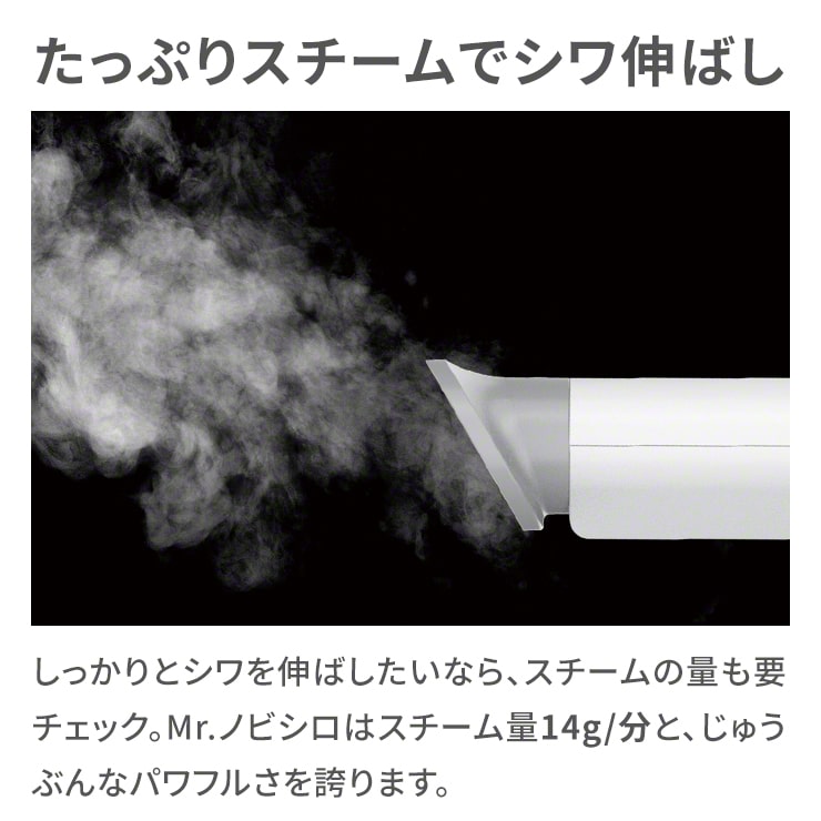 【立ち上がり25秒】 ハンディ アイロン スチーマー（3R-HMA03WT）