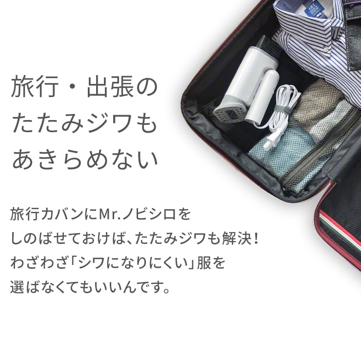 【立ち上がり25秒】 ハンディ アイロン スチーマー（3R-HMA03WT）